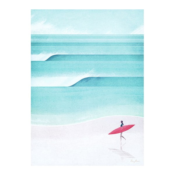 Плакат 30x40 cm Surf Girl IV - Travelposter