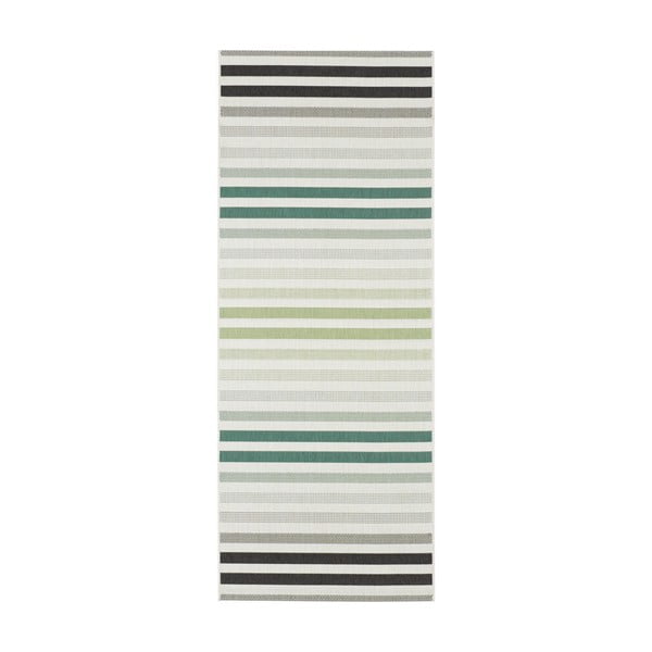 Зелено сив килим за открито , 80 x 200 cm Paros - NORTHRUGS