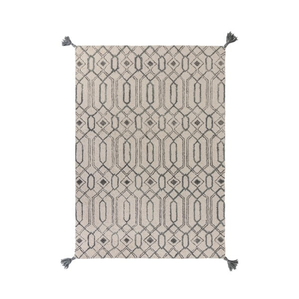 Сив вълнен килим , 120 x 170 cm Pietro - Flair Rugs