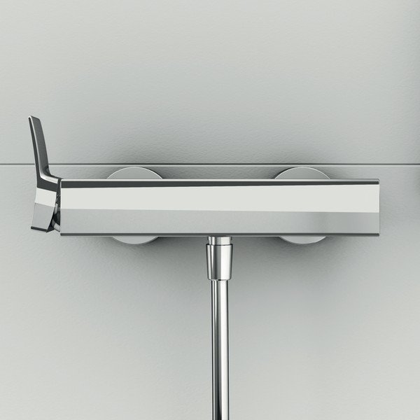 Батерия за душ/стенна в лъскаво сребристо Conca – Ideal Standard-image-2