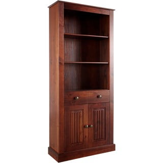 Кафява библиотека от масивен бор 181x31 cm Mille – Støraa