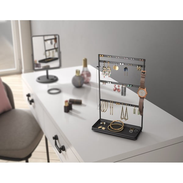 Черен органайзер за бижута My Pendants - Metaltex-image-1