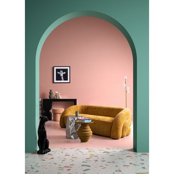 Черна конзолна маса със стъклен плот 32x120 cm Archie – Bizzotto-image-3