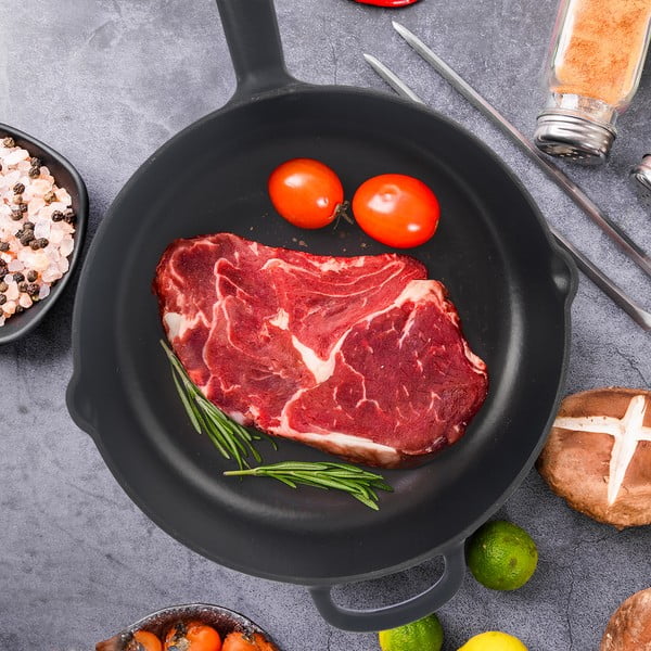 Чугунен тиган ø 24 cm LITINA SMALT - Orion-image-1