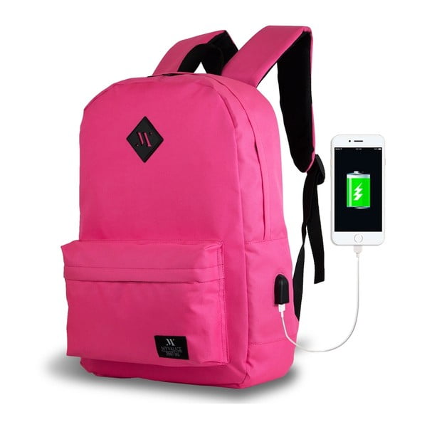Розова раница с USB порт My Valice SPECTA Smart Bag - Myvalice