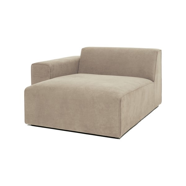 Бежов велурен модул на дивана (ляв ъгъл) Sting - Scandic-image-2