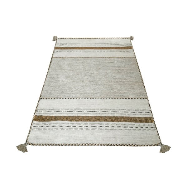 Бежов памучен килим , 60 x 240 cm Antique Kilim - Webtappeti