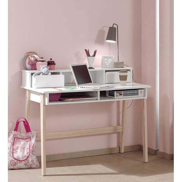 Бяло детско бюро Kiddy - Vipack-image-1
