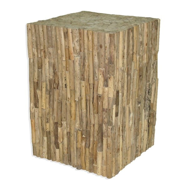 Dřevěný podstavec Logs, 42 cm