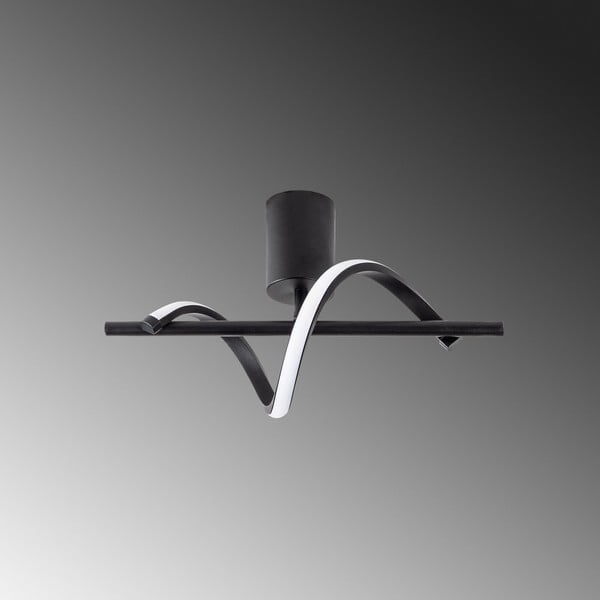 Черно LED осветително тяло за таван 7x41 cm Likma – Opviq lights-image-1