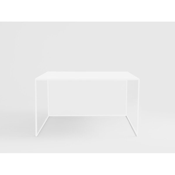 Бяла метална масичка за кафе 80x80 cm 2Wall – CustomForm-image-1