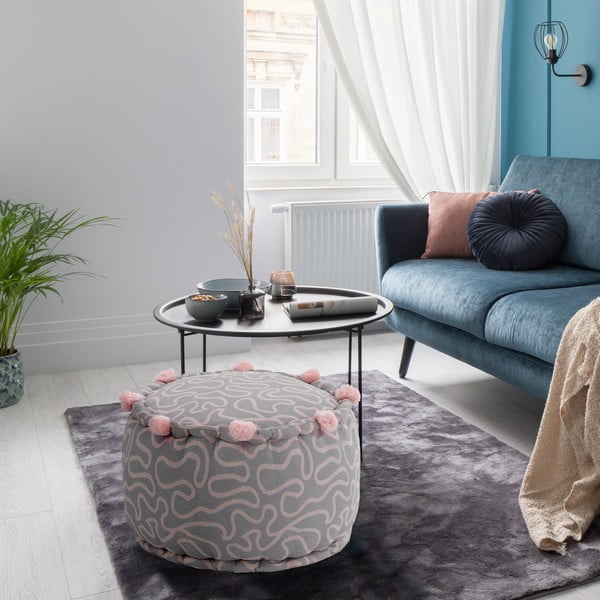 Табуретка в светлосиво-розово Tangle - Tomasucci-image-2