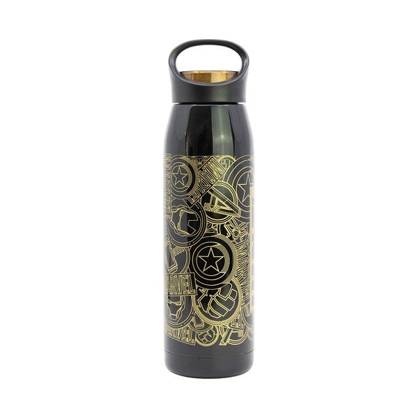 Черен детски термос от неръждаема стомана 665 ml Marvel – STOR-image-2