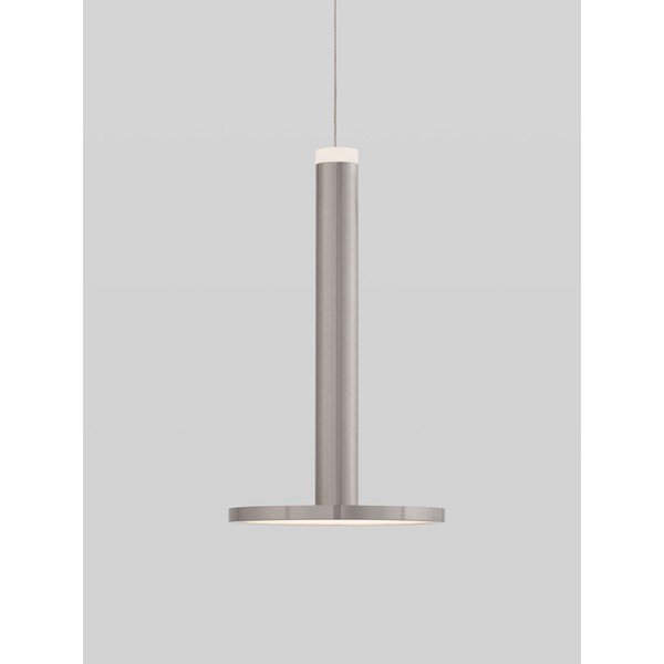 Метално LED висящо осветително тяло в матово сребрист цвят ø 15 cm Palencia – Nova Luce-image-3