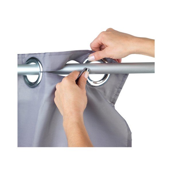 Сива завеса за душ , 180 x 200 cm Comfort Flex - Wenko-image-2