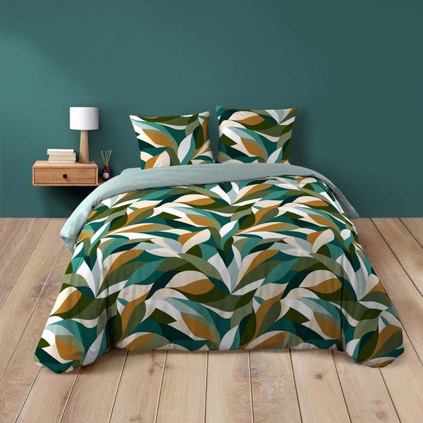 Двойно /удължено 3 части памучно спално бельо 240x220 cm Swan – douceur d'intérieur