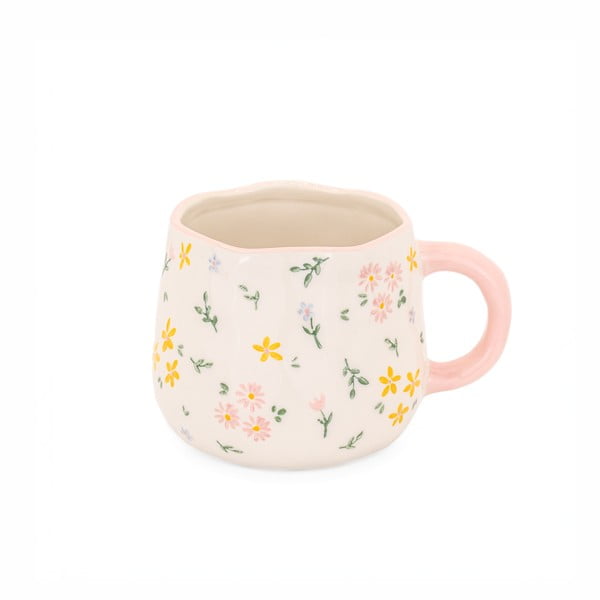 Кремава глинена чаша 375 ml Ditsy – Sass & Belle
