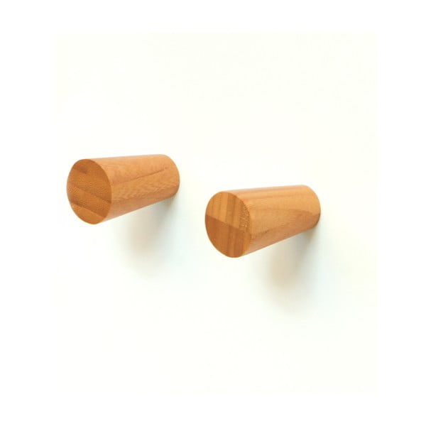 Комплект от 2 бамбукови куки Mezza - Wireworks-image-1