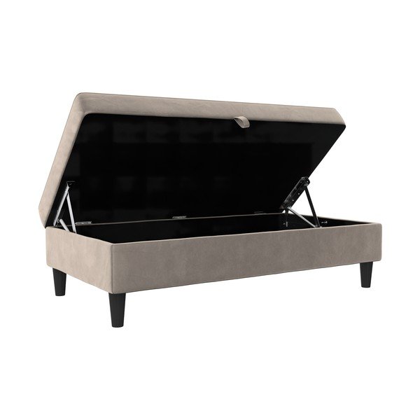 Сива кадифена табуретка Hartford – Støraa-image-4