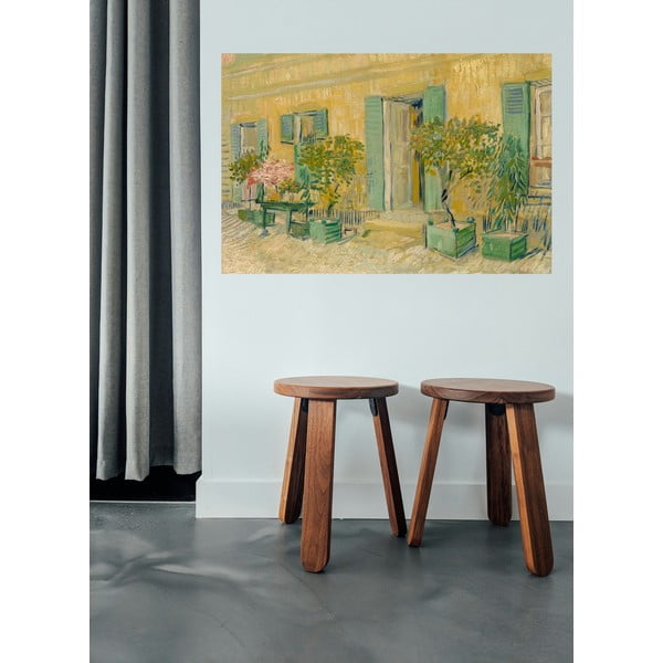 Живопис - репродукция 90x60 cm Exterior of a Restaurant in Asnières, Vincent van Gogh - Fedkolor-image-1