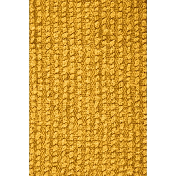 Жълта изтривалка за баня в цвят охра 100x60 cm Riva - Tiseco Home Studio-image-3