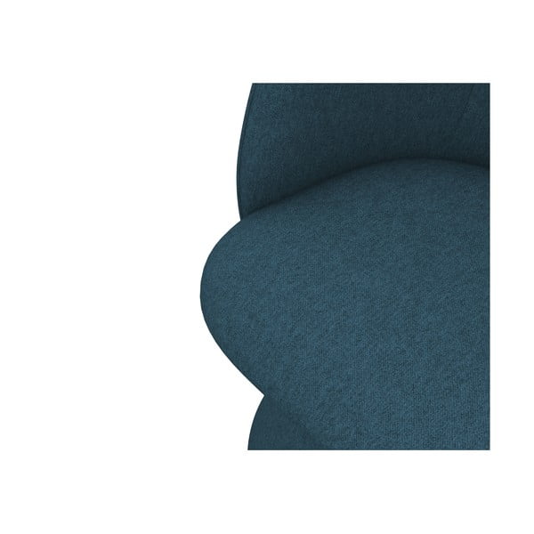 Син тапициран трапезен стол Maia – Makamii-image-4