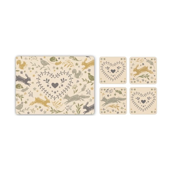 Постелки и подложки в комплект от 8 бр. Woodland – Cooksmart ®-image-3