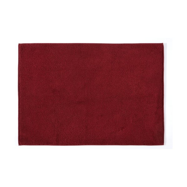 Червена памучна постелка за баня , 60 x 90 cm York - Foutastic
