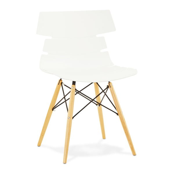 Bílá jídelní židle Kokoon Design Strata