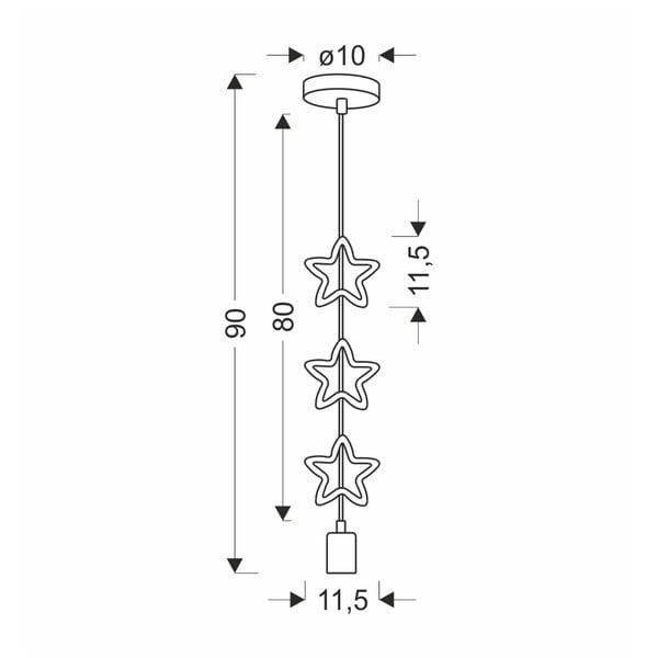 Детска лампа с метален абажур Single - Candellux Lighting-image-2