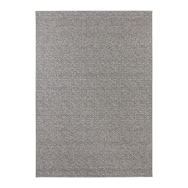 Сив килим за открито Bloom Croix, 160 x 230 cm - Elle Decoration