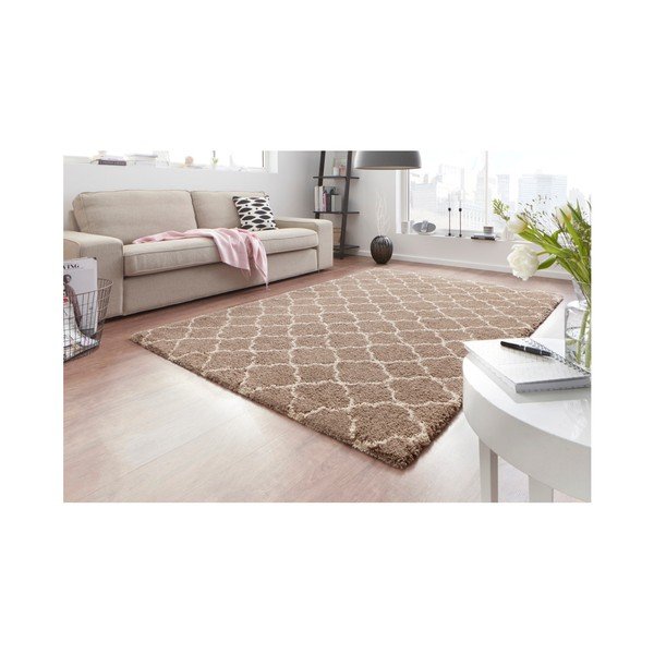 Hnědý koberec Mint Rugs Grace, 80 x 150 cm-image-1