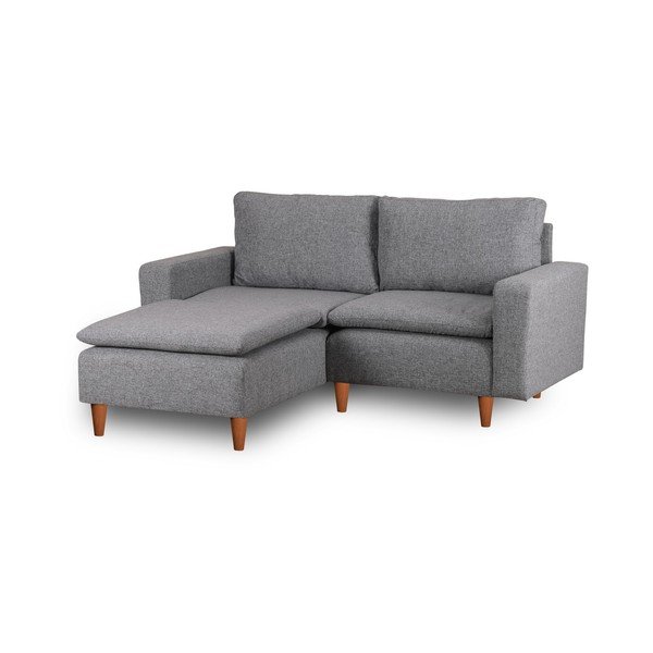 Светлосив ъглов диван (ляв ъгъл) Lungo – Balcab Home-image-3