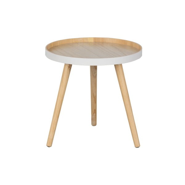 Странична масичка с бели детайли WOOOD Sasha-image-3