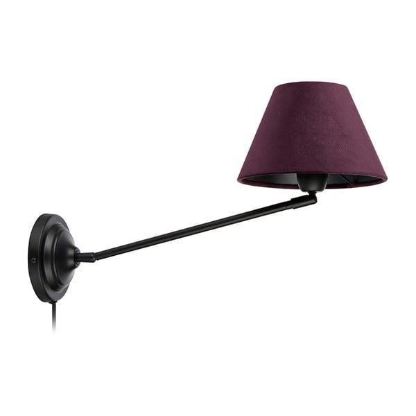 Черна и лилава стенна лампа Garda - Markslöjd