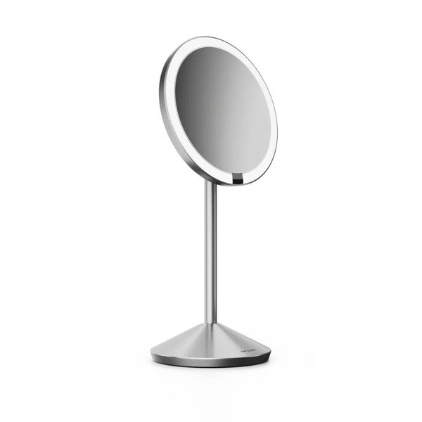 Козметично огледало със светлина/увеличително (увеличение 10x) ø 12 cm – simplehuman