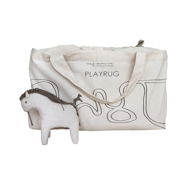 Бежово памучно детско килимче за игра 120x160 cm Path of Nature – Lorena Canals-image-4