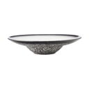 Черно-бяла керамична чиния за сервиране Caviar, ø 28 cm - Maxwell & Williams