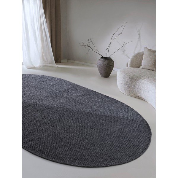 Тъмносив ръчно изработен вълнен килим 160x230 cm Francois – Villeroy&Boch-image-1