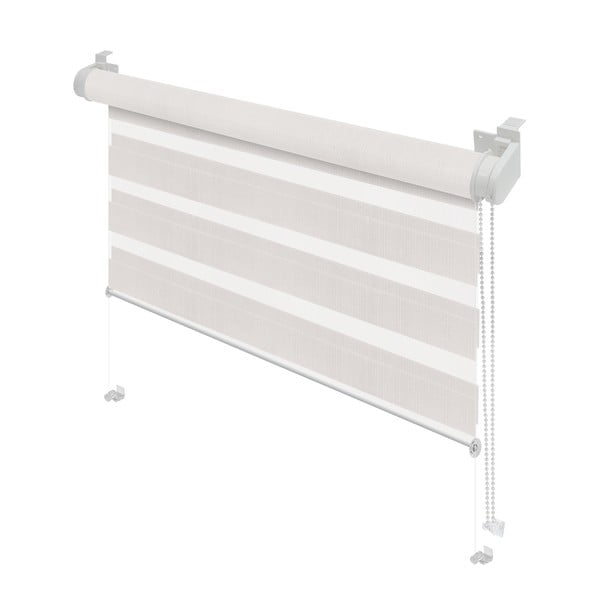 Бяла ролетна щора ден и нощ 72,5x150 cm Zebra – Gardinia-image-1