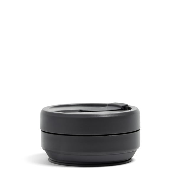 Антрацитно сива сгъваема чаша за пътуване Carbon, 710 ml Titan - Stojo-image-1