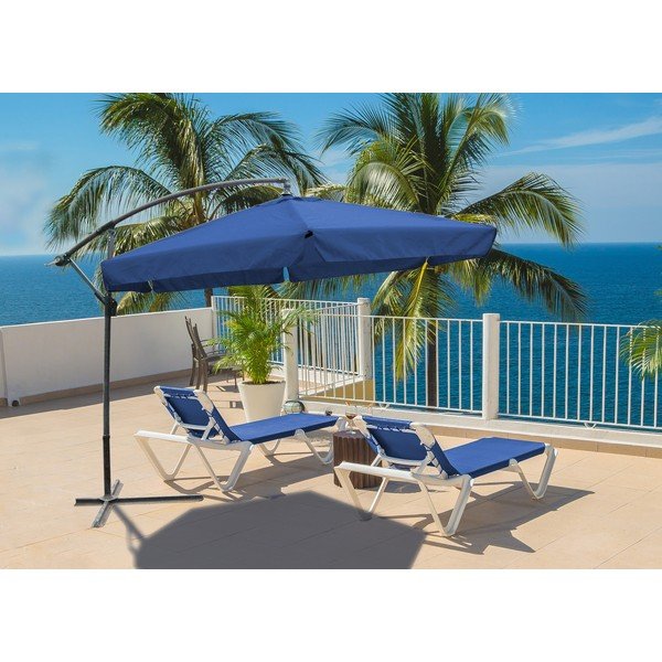 Син чадър ø 300 cm – Garden Pleasure-image-1