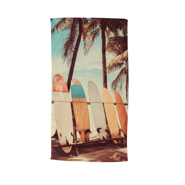 Кадифена плажна кърпа 100x180 cm Vintage Surf – Good Morning