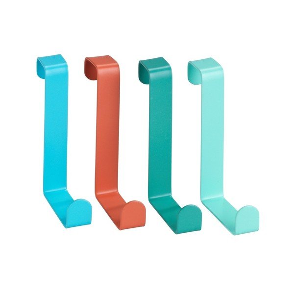 Комплект от 4 цветни куки за закачане - Wenko