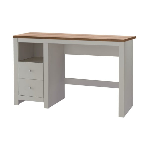 Работна маса с дъбов плот 50x120 cm Emerald – Støraa-image-2