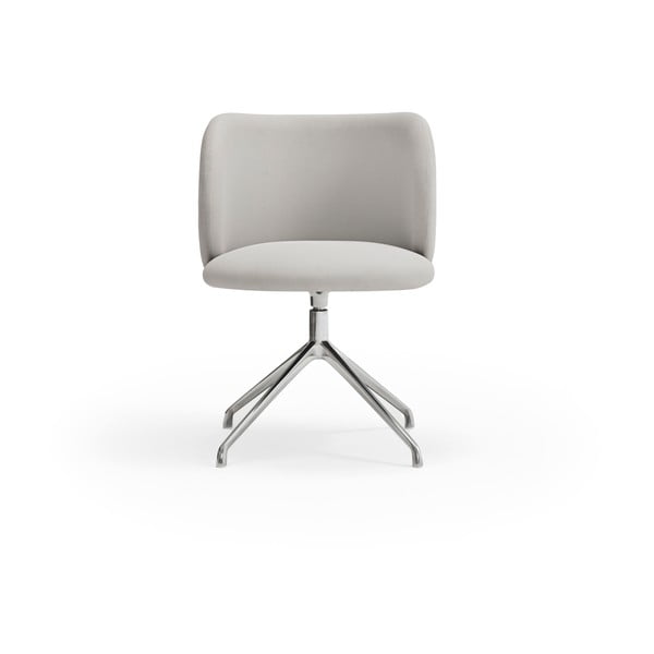 Светлосив тапициран трапезен стол Mogi – Teulat-image-1