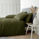 Двойно удължено фланелено спално бельо в цвят каки 230x220 cm Brushed – Catherine Lansfield