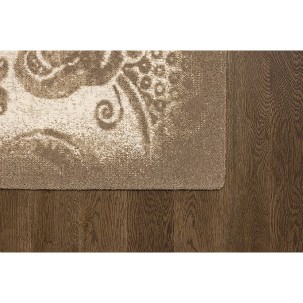 Бежов вълнен килим 200x300 cm Damask – Agnella-image-3