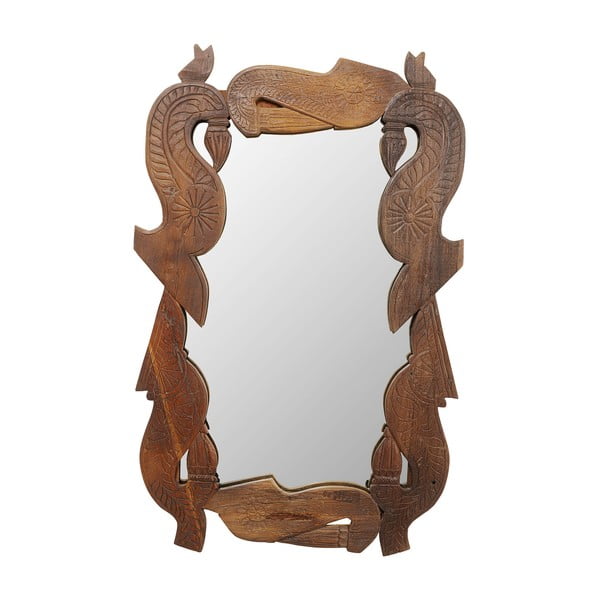 Стенно огледало с дървена рамка 110x172 cm Bracket - Kare Design