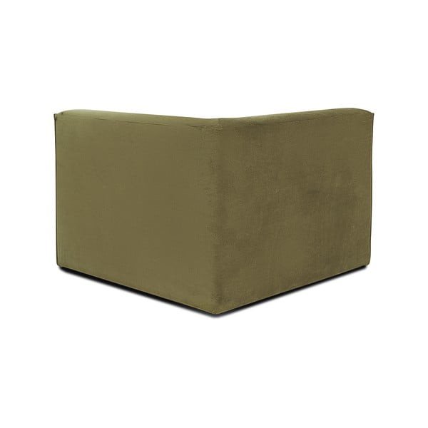 Зелен велурен диван модул Sting - Scandic-image-3